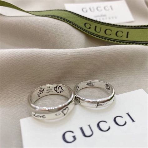 space gucci ring|gucci couple ring.